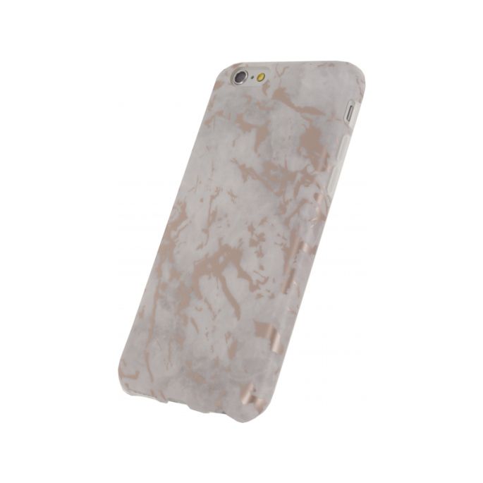 Xccess TPU Hoesje Apple iPhone 6/6S Marble Electroplating - Wit