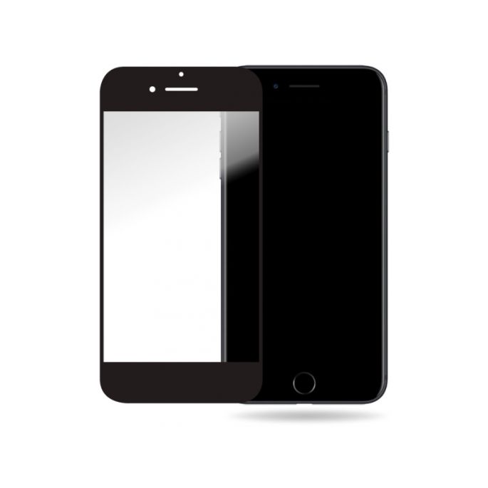 Mobilize Glas Screenprotector Apple iPhone 6 Plus/6S Plus/7 Plus/8 Plus - Zwart