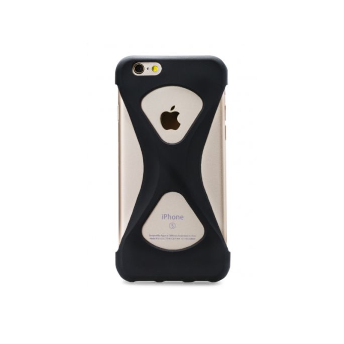 Xccess Siliconen Hoesje Apple iPhone 6/6S - Zwart