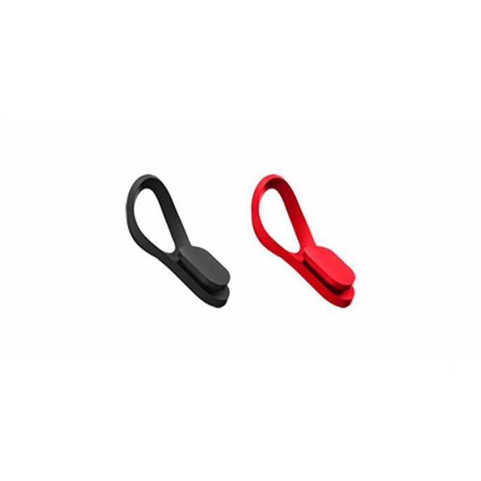 Xccess Shockproof Siliconen Hoesje with Hook voor Apple Airpods - Zwart