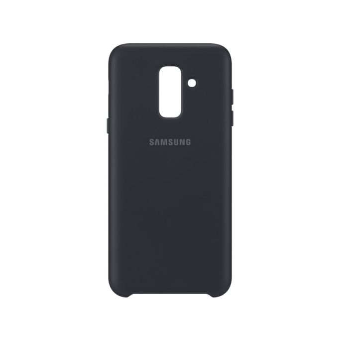 Samsung Dual Layer Cover Galaxy A6+ 2018 - Zwart