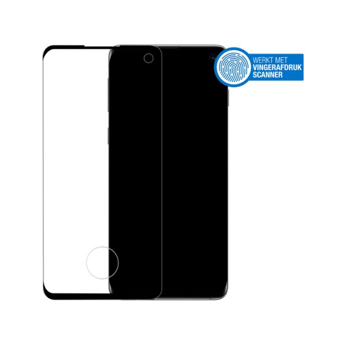 Mobilize Glas Screenprotector Edge-To-Edge Samsung Galaxy S10 EG - Zwart