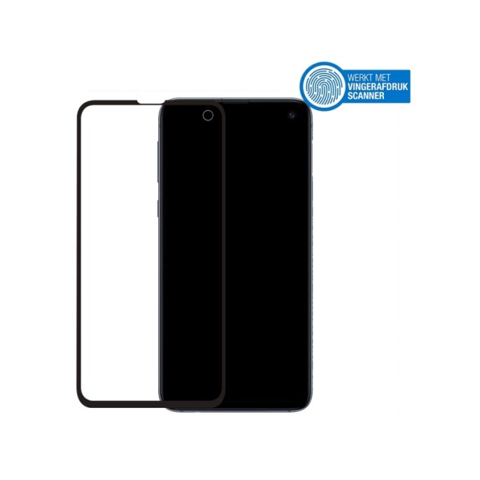 Mobilize Glas Screenprotector Edge-To-Edge Samsung Galaxy S10e EG - Zwart