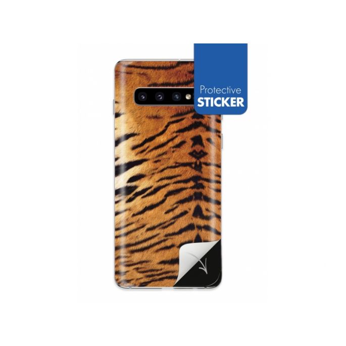 My Style PhoneSkin Sticker voor Samsung Galaxy S10 - Tijger