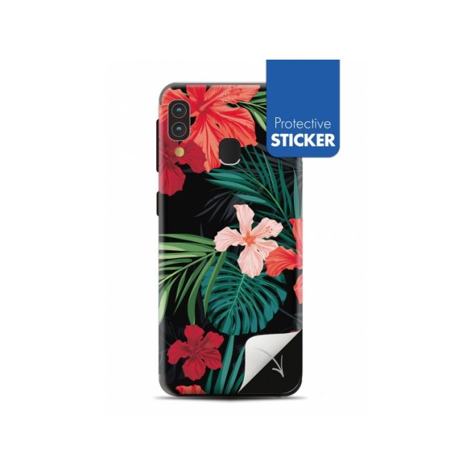 My Style PhoneSkin Sticker voor Samsung Galaxy A20e - Rode Vogel