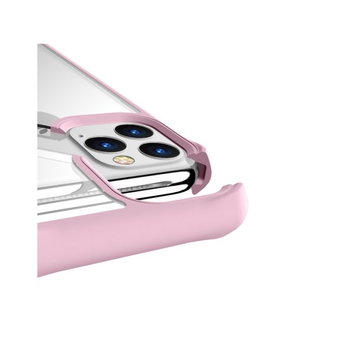 ITSKINS Level 2 HybridSolid for Samsung Galaxy S10e Pink/Transparent