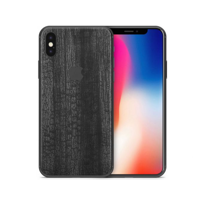 dskinz Smartphone Back Skin for Apple iPhone X Charcoal