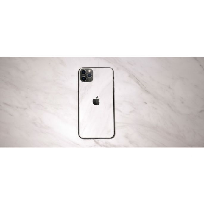 dskinz Smartphone Back Skin for Apple iPhone XR White Marble