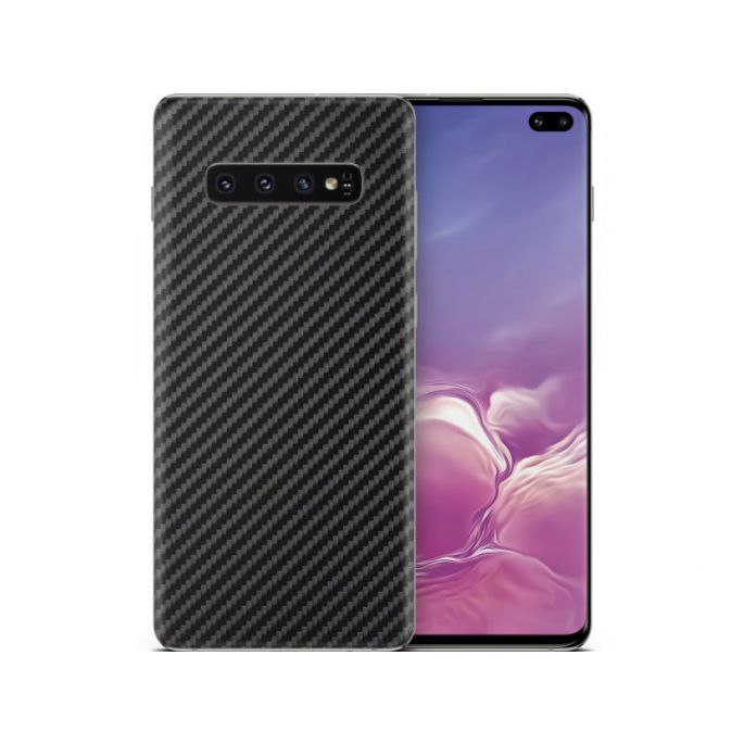 dskinz Smartphone Back Skin for Samsung Galaxy S10 Carbon Black