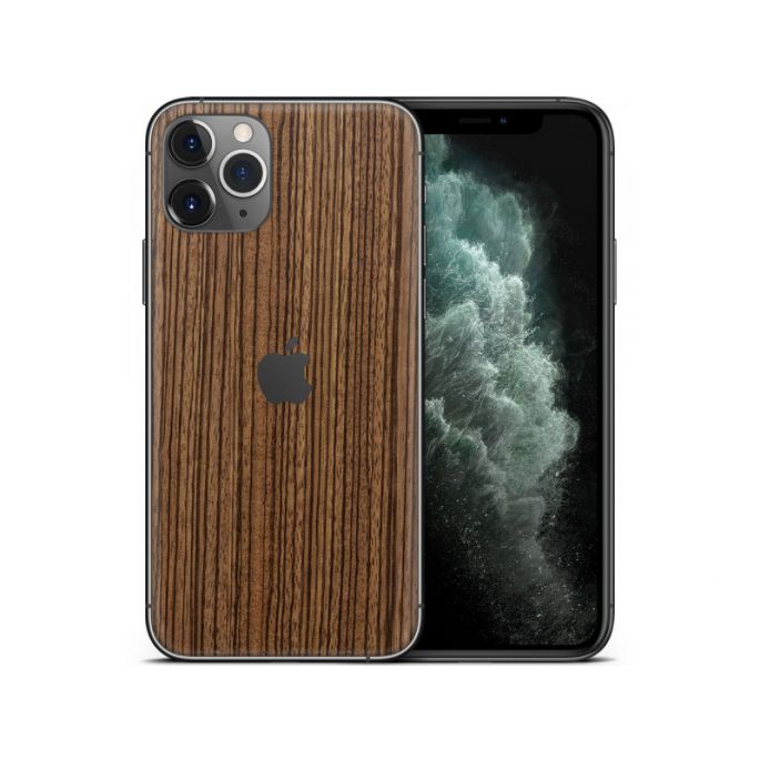 dskinz Smartphone Back Skin for Apple iPhone 11 Pro Max Zebra Wood
