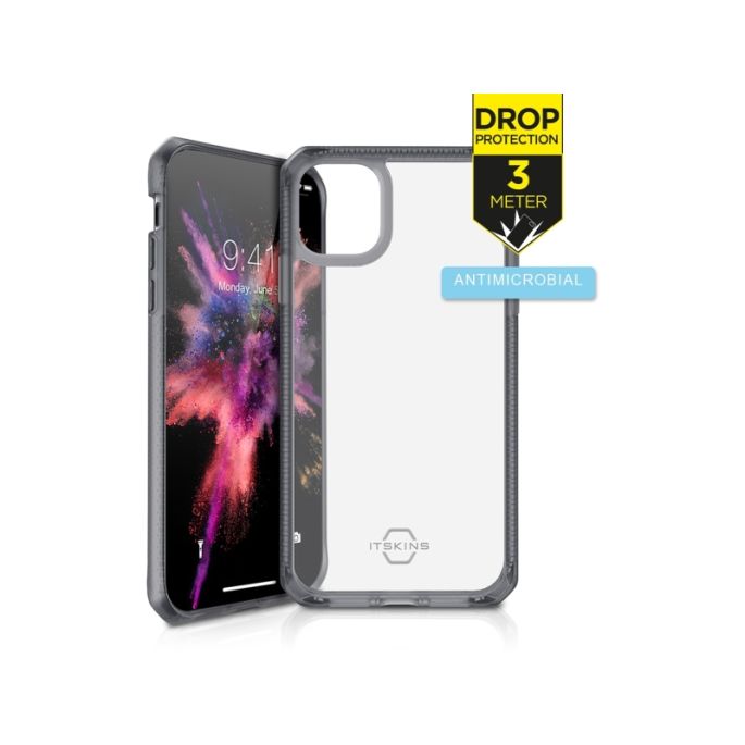 ITSKINS Level 2 HybridFrost for Apple iPhone 11/XR Transparent Black