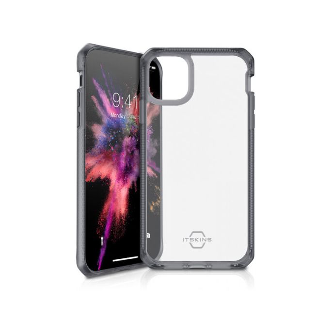 ITSKINS Level 2 HybridFrost for Apple iPhone 11/XR Transparent Black