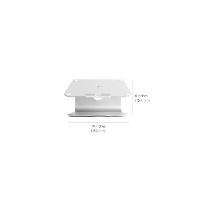 Rain Design mStand 360 Laptop Stand + Swivel Base - Zilver