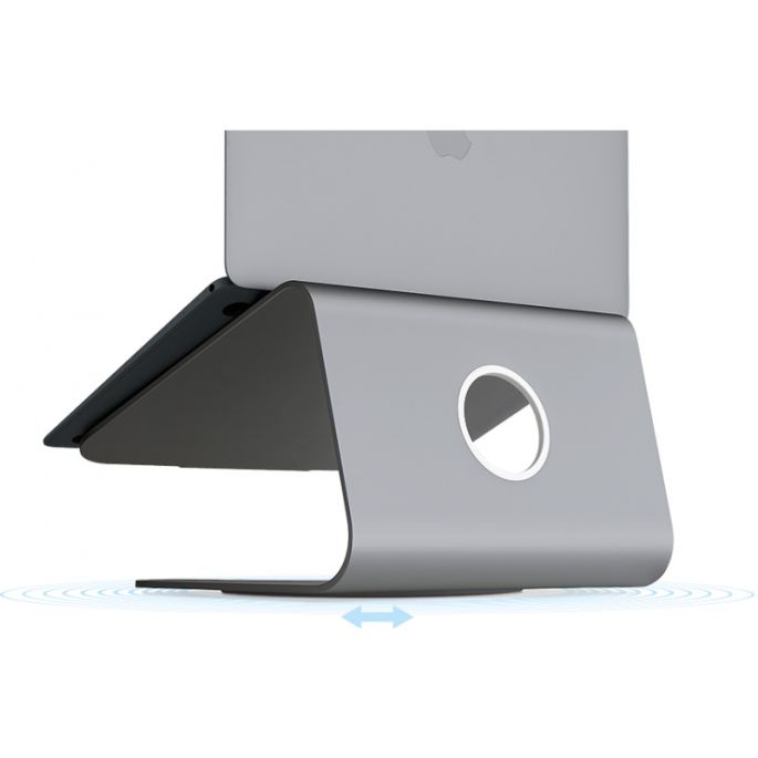 Rain Design mStand 360 Laptop Stand + Swivel Base - Grijs