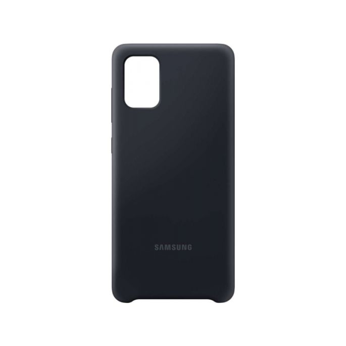 Samsung Siliconen Hoesje Galaxy A71 - Zwart