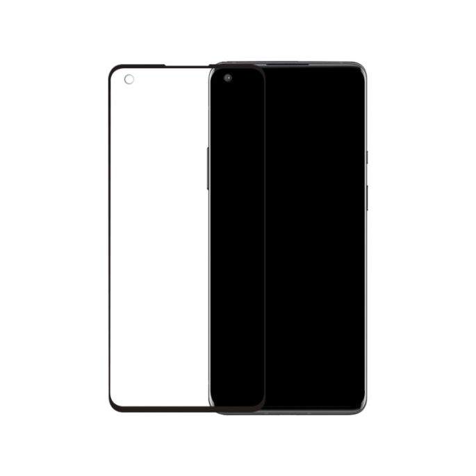 Mobilize Edge-To-Edge Glass Screen Protector OnePlus 8 Black Edge Glue