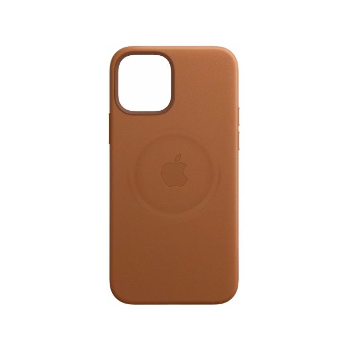 Apple Lederen Hoesje met iPhone 12 Pro Max - Bruin | Casy.nl
