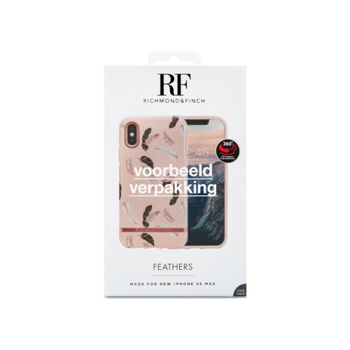 Richmond & Finch Freedom Series One-Piece Apple iPhone 12/12 Pro - Blauw Luipaard
