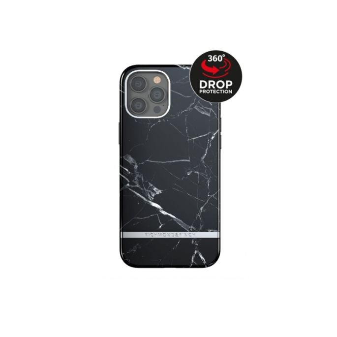 Richmond & Finch Freedom Series One-Piece Apple iPhone 12 Pro Max - Zwart Marmer