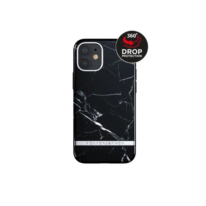 Richmond & Finch Freedom Series One-Piece Apple iPhone 12 Mini Black Marble