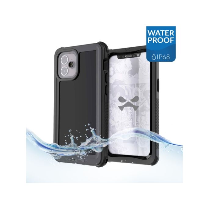 Ghostek Nautical 3 Waterproof Hoesje Apple iPhone 12 - Zwart