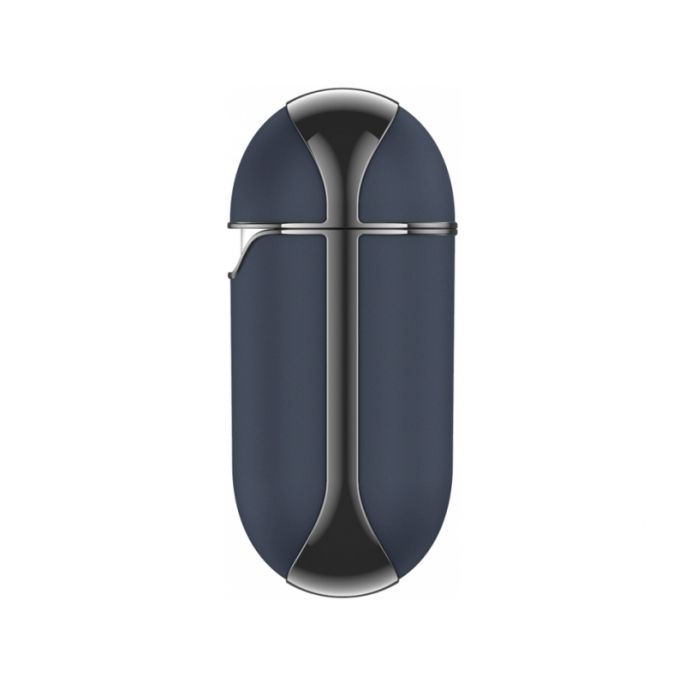 Valenta Lederen Snap Case Apple Airpods Gen 1/2 - Blauw