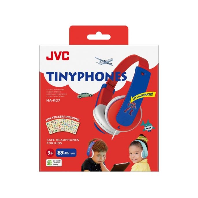 JVC Kids TinyPhones Koptelefoon Red/Blue