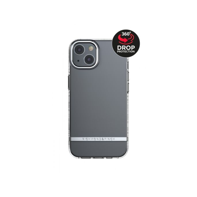 Richmond & Finch Clear Case Collection Apple iPhone 13 - Transparant/Zilver