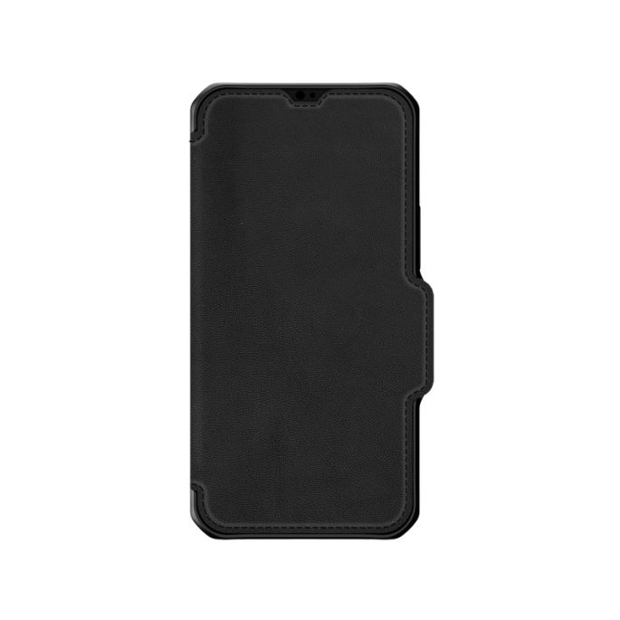 ITSKINS Level 2 HybridFolio Leather for Apple iPhone 13 Pro Pure Black