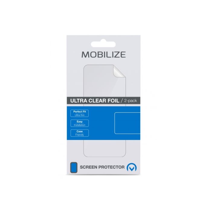 Mobilize Folie Screenprotector 2-pack Xiaomi Poco X3 GT - Transparant