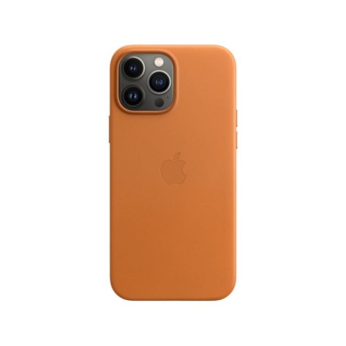 Apple Lederen Hoesje met MagSafe iPhone 13 Pro Max - Lichtbruin