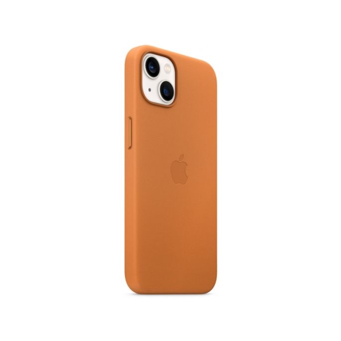 Apple Lederen Hoesje met MagSafe iPhone 13 - Lichtbruin