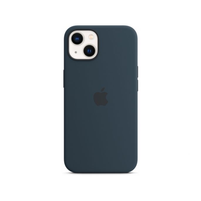 Treble Middelen Vies Apple Siliconen Hoesje met MagSafe iPhone 13 - Blauw | Casy.nl