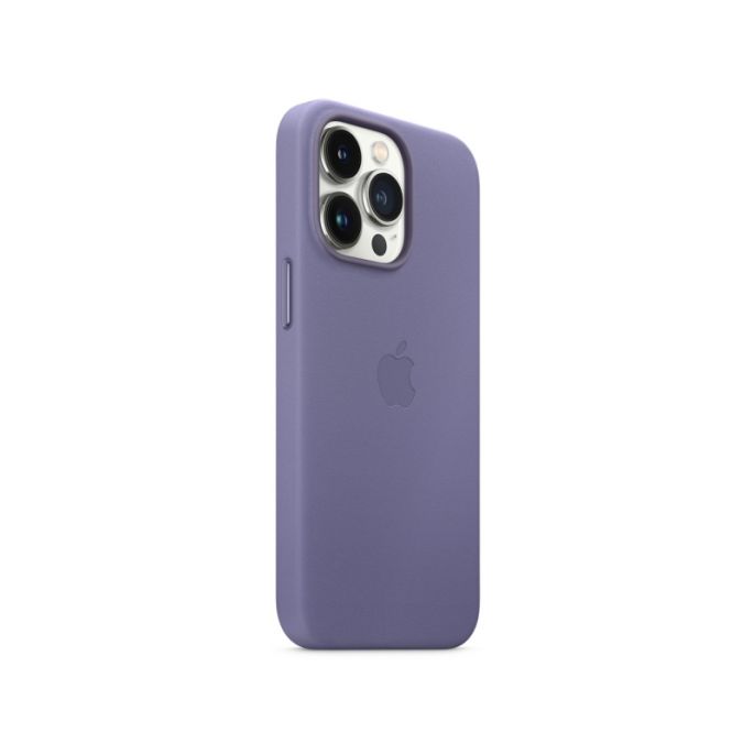 Apple Lederen Hoesje met MagSafe iPhone 13 Pro - Paars