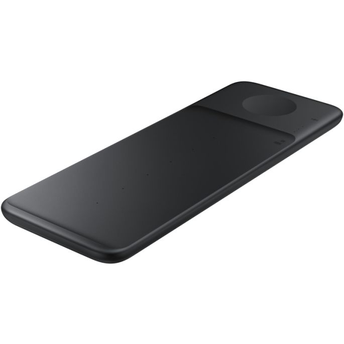 Samsung Qi Trio Pad voor Draadloos Opladen - Zwart