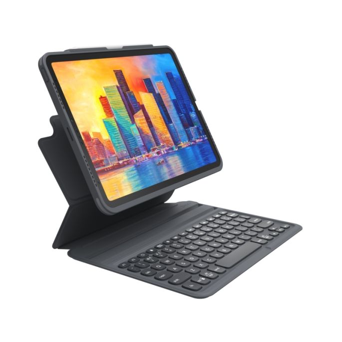 ZAGG Pro Keys Bluetooth Keyboard Case for Apple iPad Air 10.9 (2020/2022) QWERTY Black