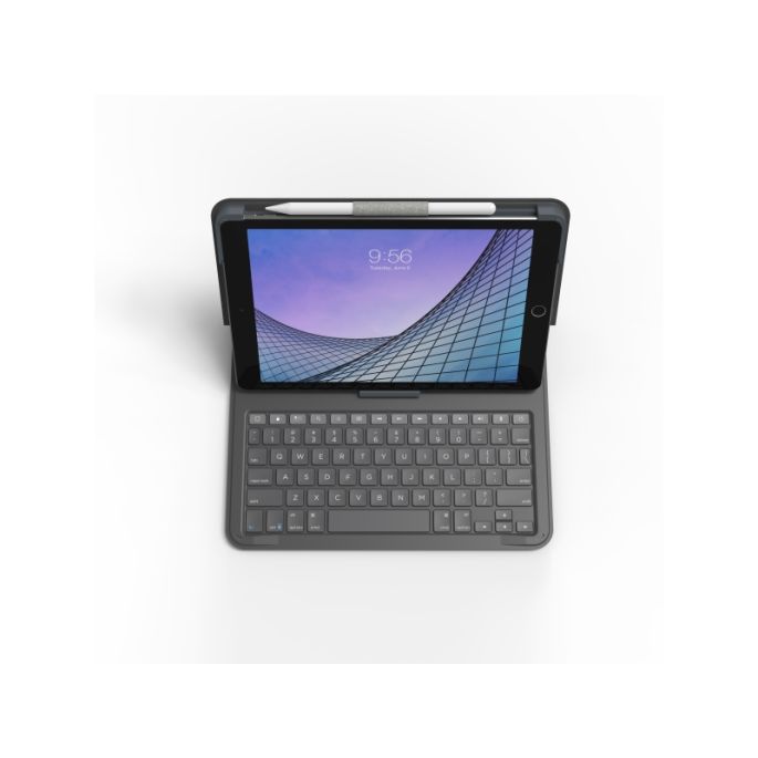 ZAGG Messenger Folio 2 Bluetooth Keyboard Case for Apple iPad 10.2/Pro/Air 10.5 Serie AZERTY Black