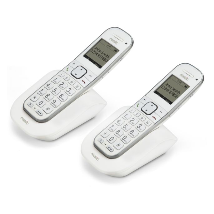 FX-9000 Fysic Big Button Senioren DECT-telefoon Duo White