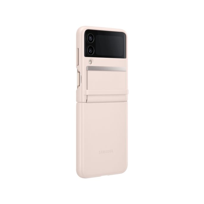 Samsung Lederen Cover Galaxy Z Flip4 - Licht Roze
