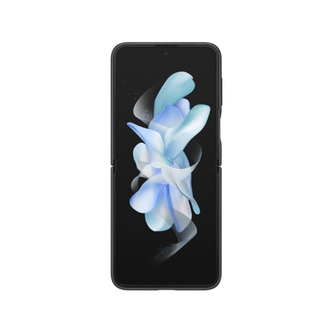 Samsung Lederen Cover Galaxy Z Flip4 - Zwart