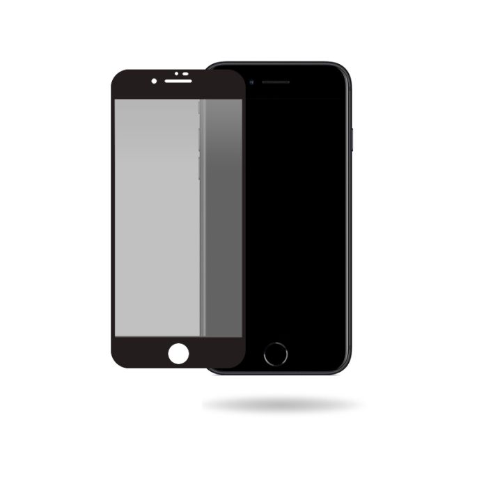 Mobilize Privacy Glass Screen Protector - Black Frame - for Apple iPhone 6/6S/7/8/SE (2020/2022)