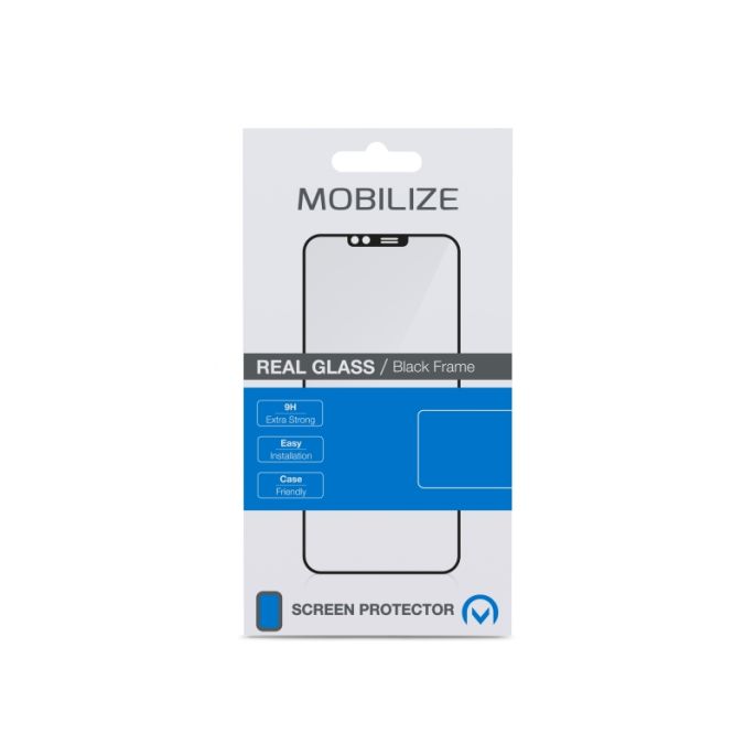 Mobilize Glass Screen Protector - Black Frame - Samsung Galaxy S23+ 5G