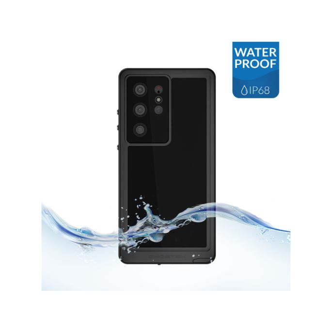 Ghostek Nautical Slim Waterproof Hoesje Samsung Galaxy S23 Ultra 5G - Zwart