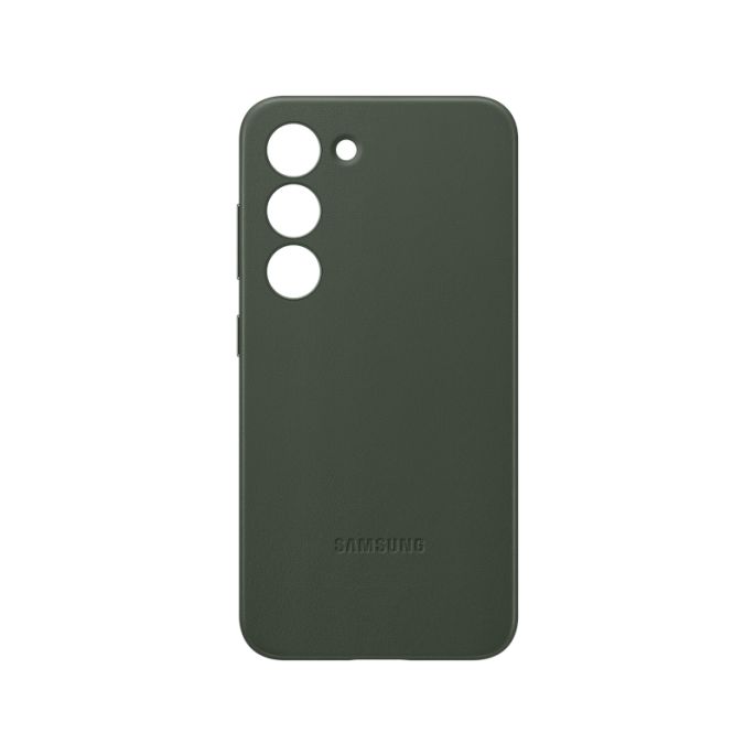 Samsung Lederen Cover Galaxy S23 5G - Groen
