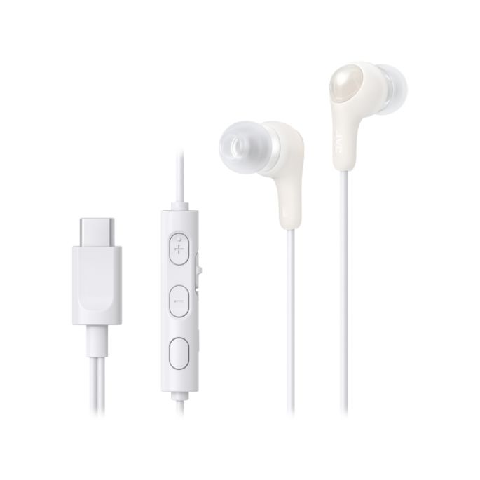 HA-FR9UC JVC Gumy In-Ear USB-C Stereo Headset + Remote White