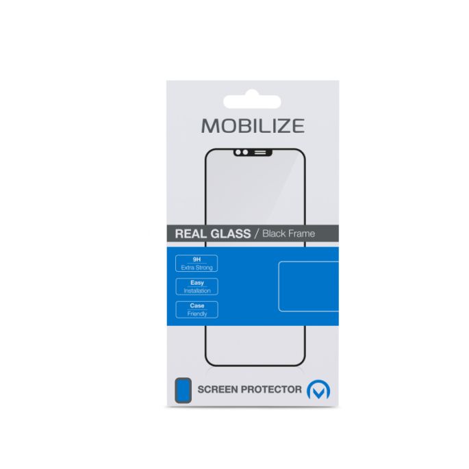 Mobilize Glass Screen Protector - Black Frame - Xiaomi Poco X5 5G