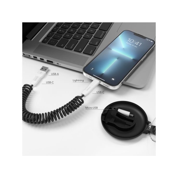 Vonmählen allroundo C All-in-One Charging Cable Black