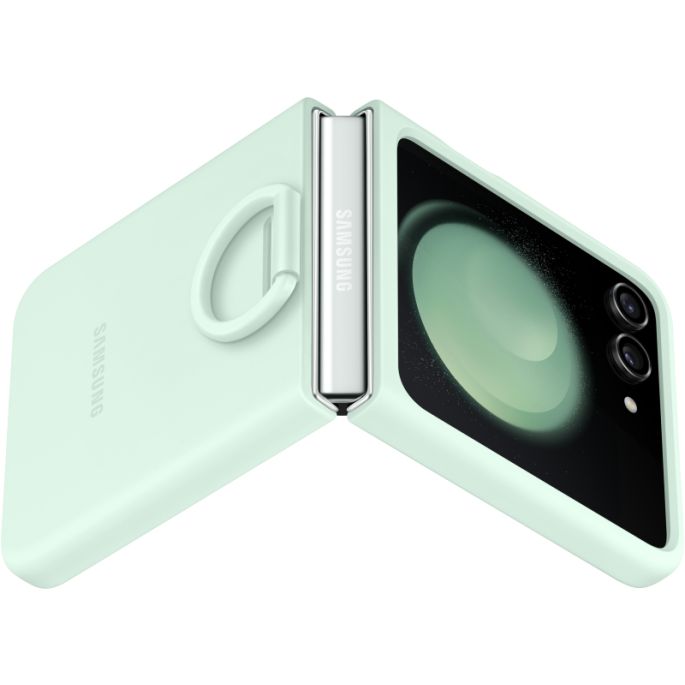 EF-PF731TMEGWW Samsung Silicone Cover with Ring Galaxy Z Flip5 Ocean Green