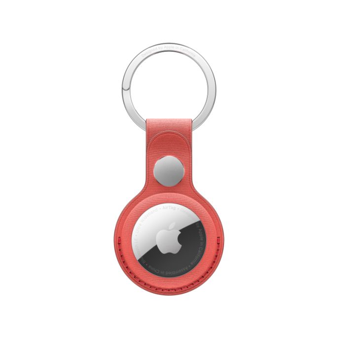 MT2M3ZM/A Apple Airtag FineWoven Key Ring Coral