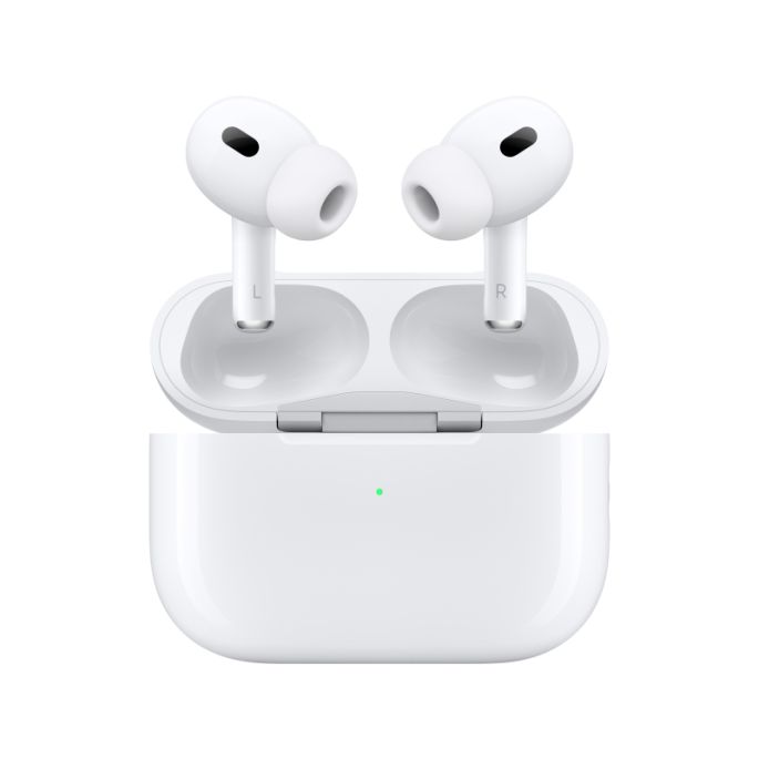 MTJV3ZM/A Apple AirPods Pro (2nd Gen) Wireless Stereo Headset + MagSafe + USB-C Charging Case White
